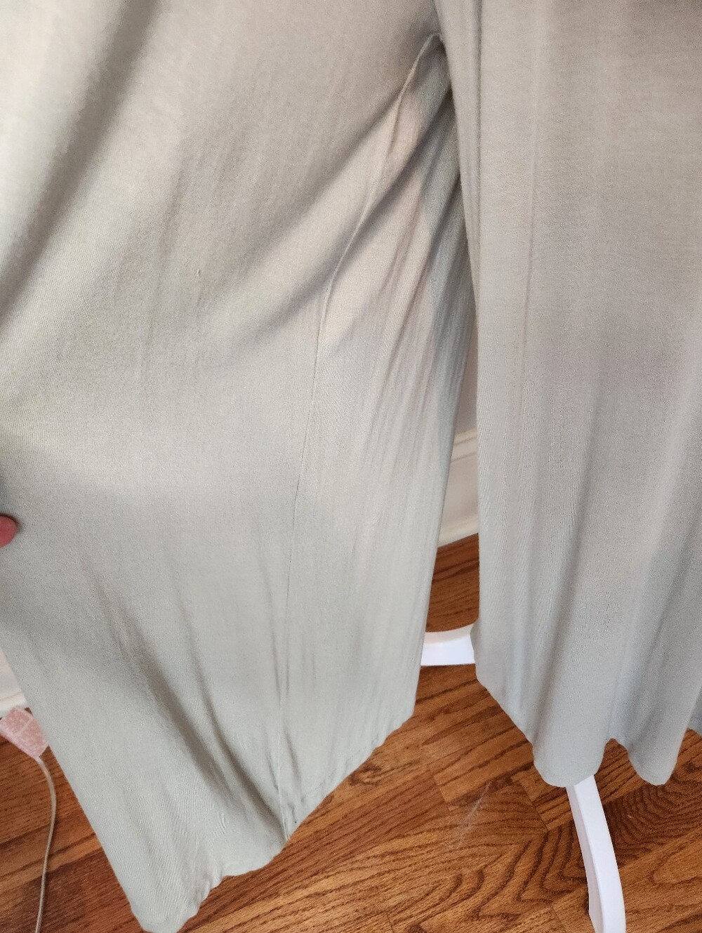Z Supply Day Off Wide Leg Sleeveless Jumpsuit Smoked Sage S - Picture 4 of 11
